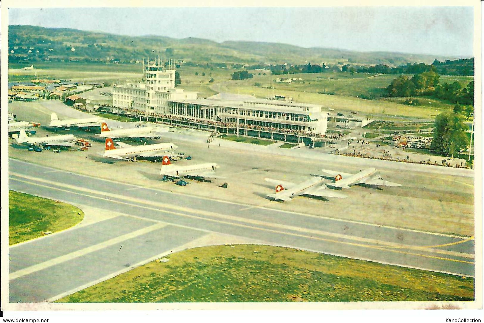 Airport Zürich,gelaufen 1955 - Aerodromi