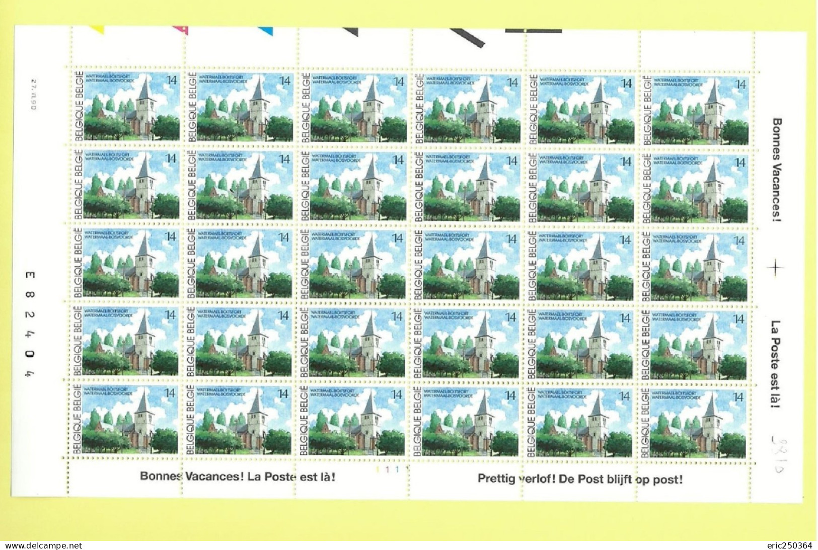 Superbe Lot De 25 Feuilles De Timbres Entières / BELGICA Et ROYAUTE - 1981-1990