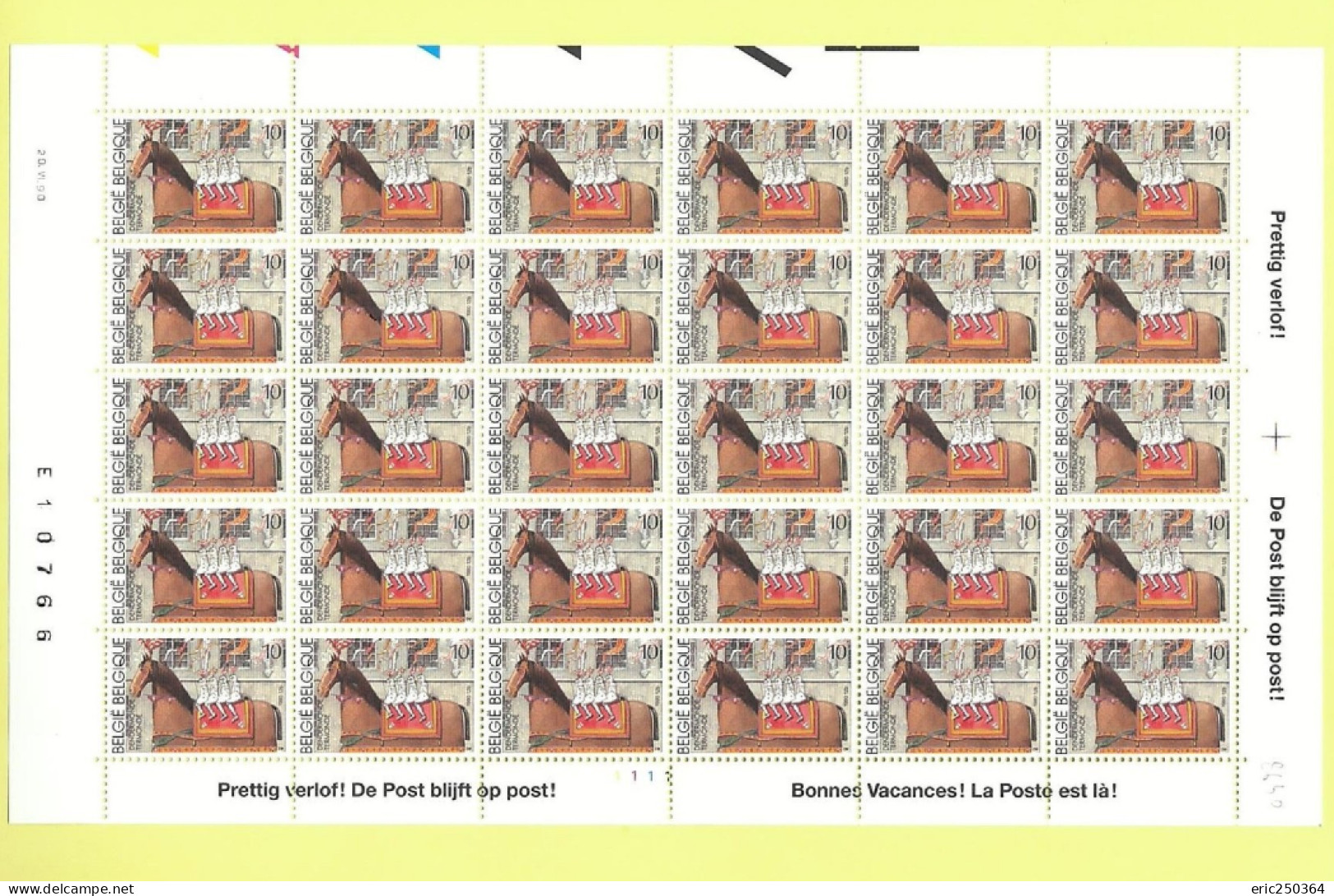 Superbe Lot De 25 Feuilles De Timbres Entières / BELGICA Et ROYAUTE - 1981-1990