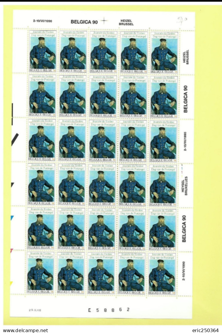 Superbe lot de 25 feuilles de timbres entières / BELGICA et ROYAUTE