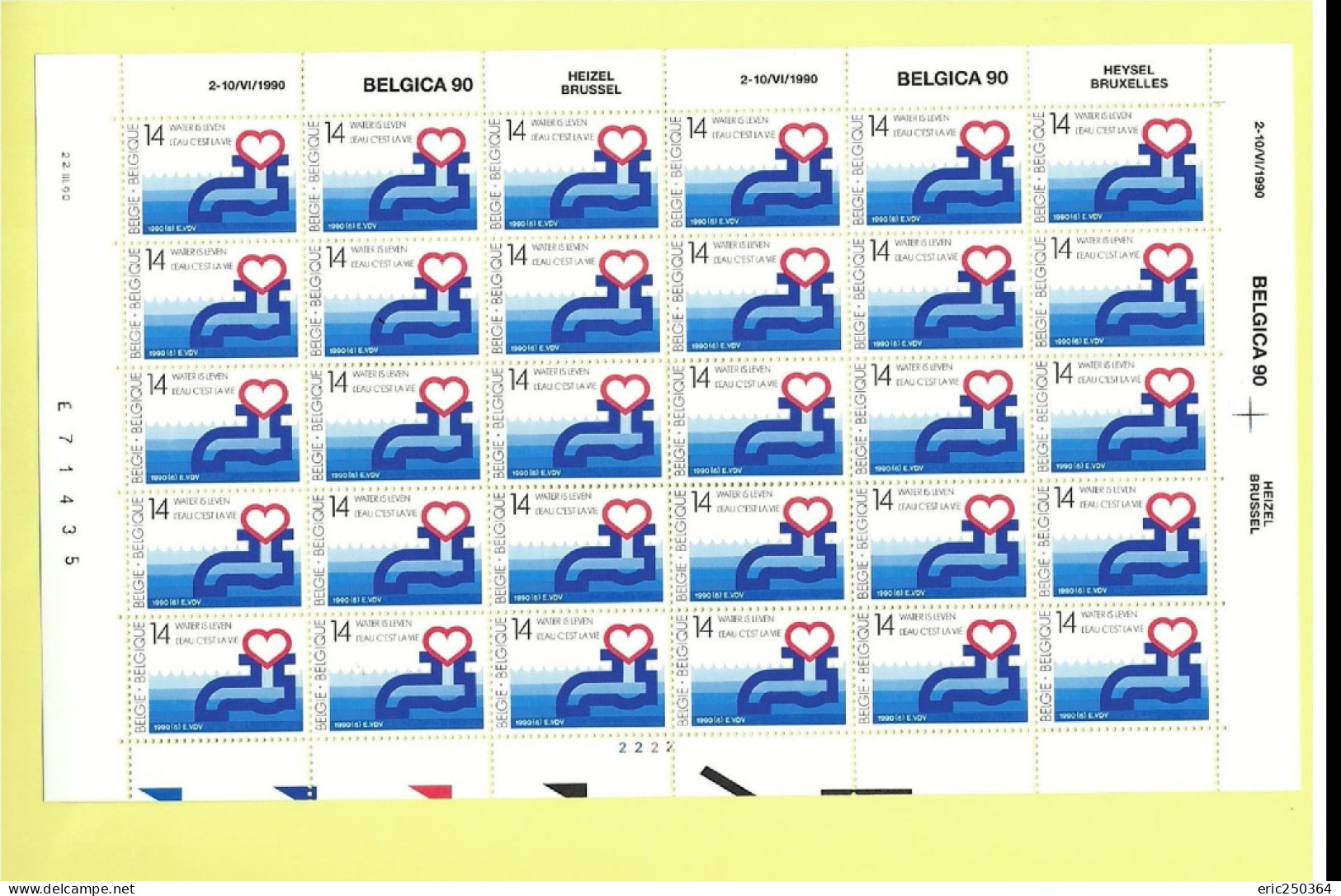 Superbe lot de 25 feuilles de timbres entières / BELGICA et ROYAUTE