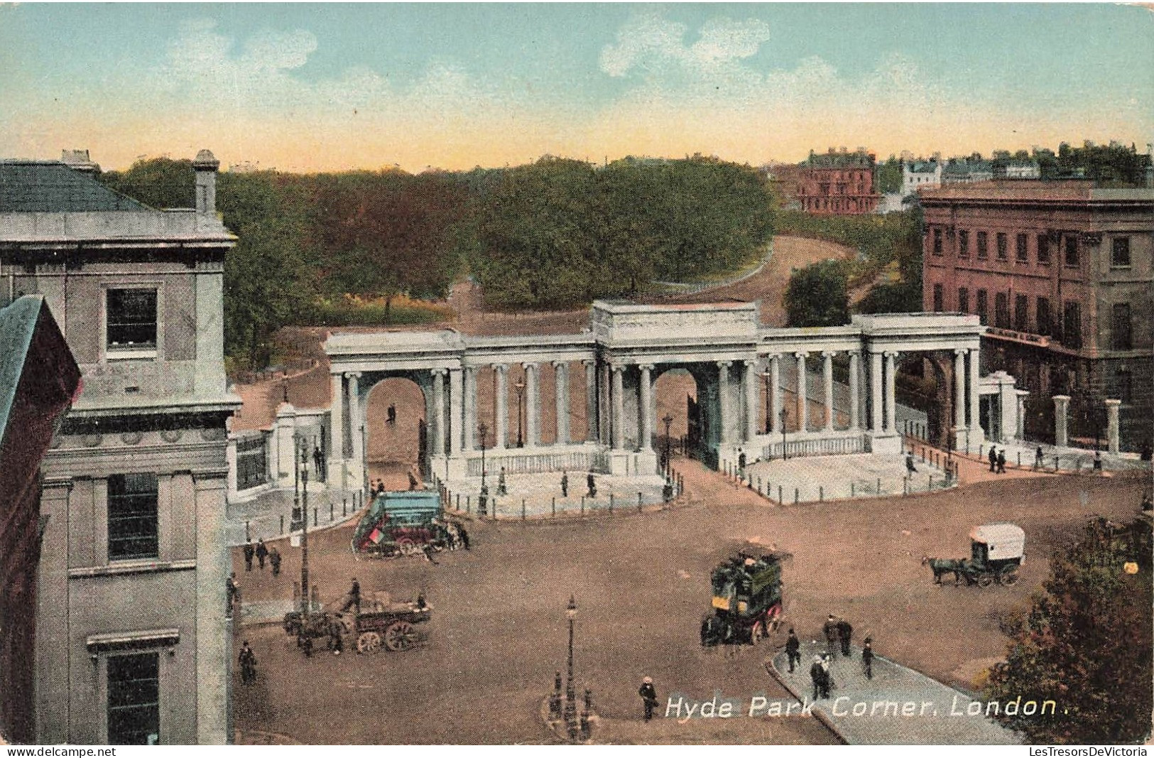ROYAUME UNI - Angleterre - Hyde Park Corner - Voitures - Animé - Carte Postale Ancienne - Hyde Park