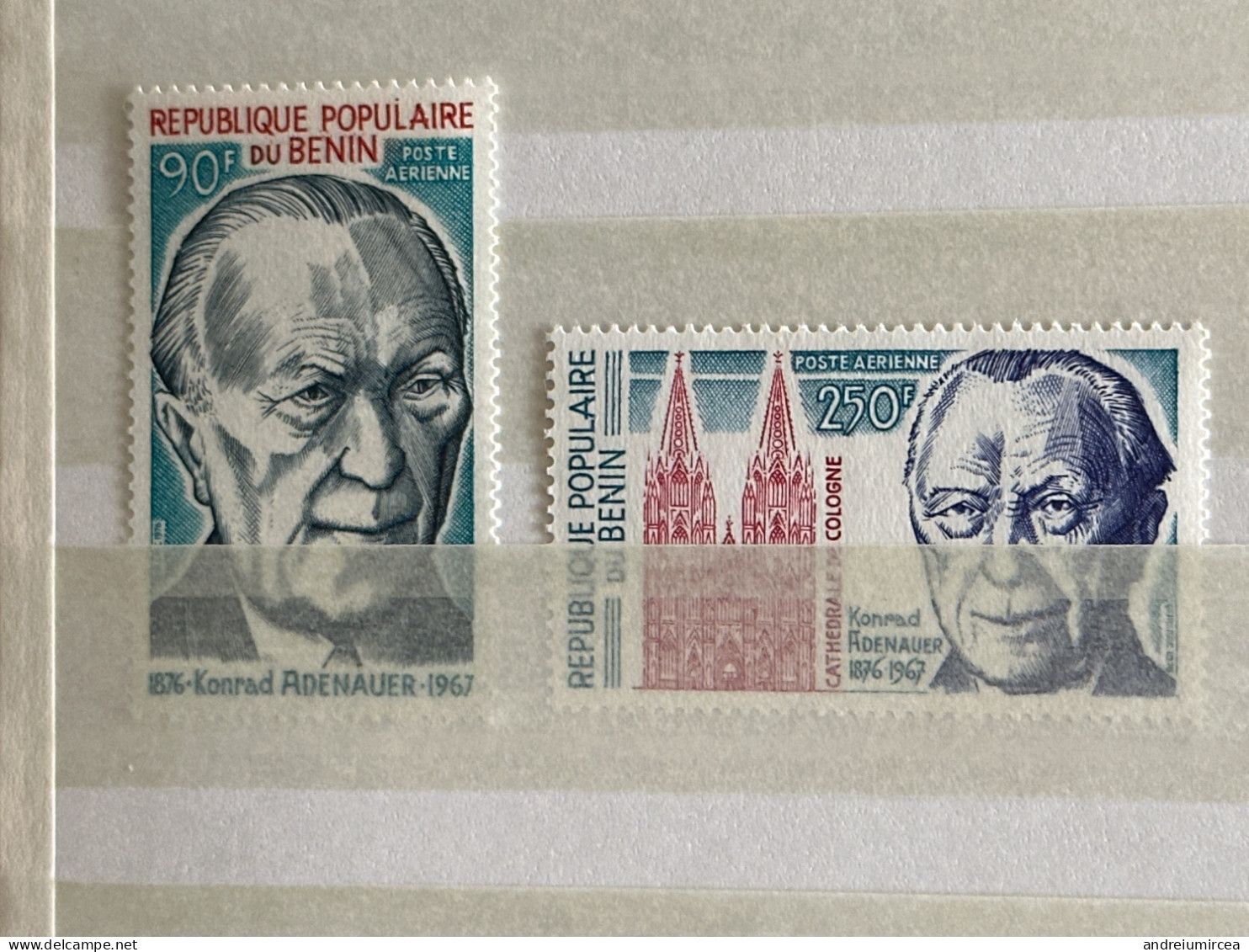 1976 MNH Konrad Adenauer - Benin - Dahomey (1960-...)