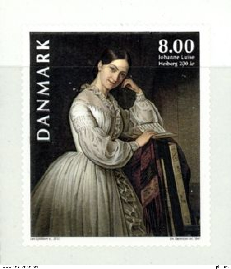 DANEMARK  2012-Johanne Louise Heiberg-1 V. - Unused Stamps