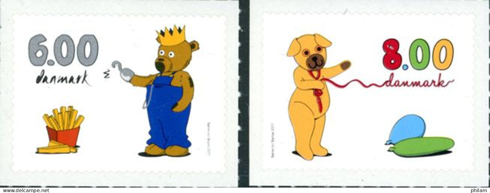DANEMARK  2011-Programmes TV Pour Enfants-2 V. - Unused Stamps