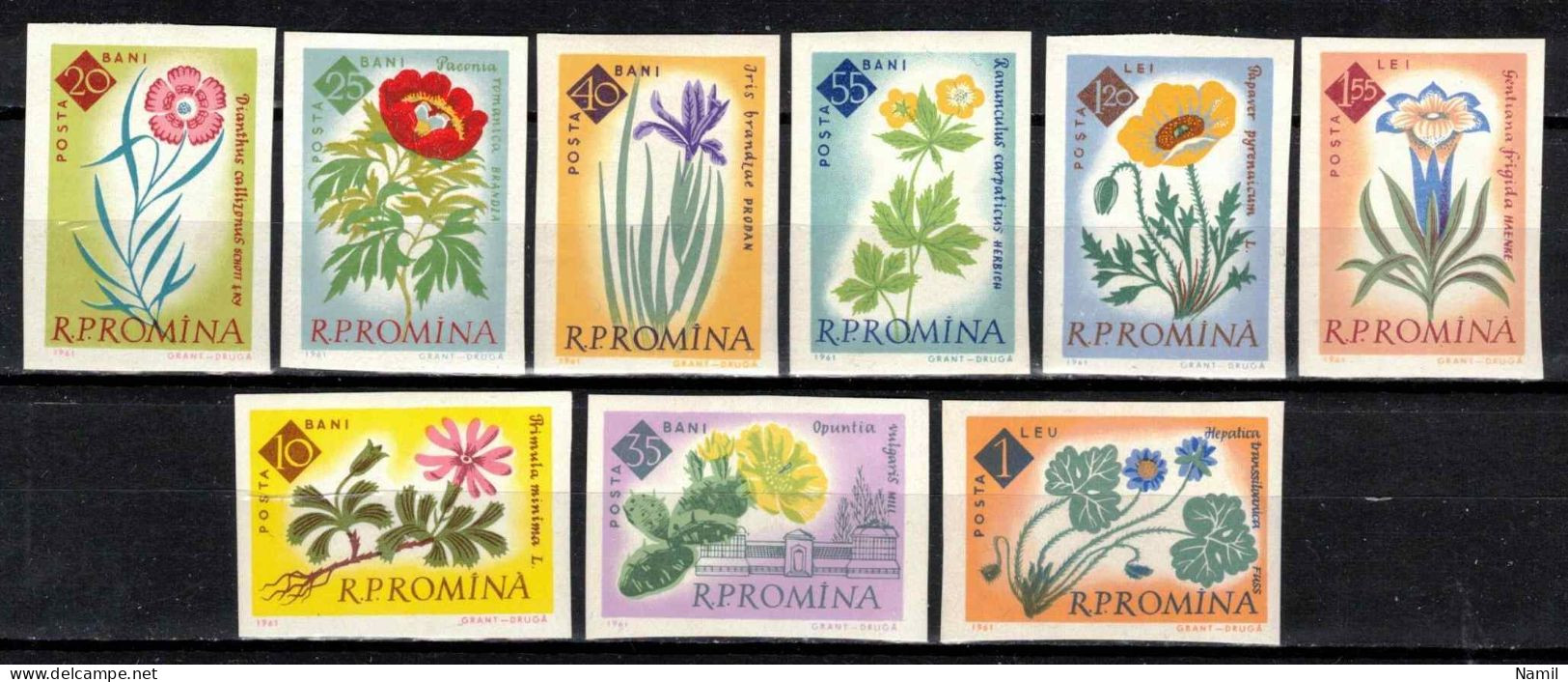 ** Roumanie 1961 Mi 2020-8 B (Yv 1818-26 ND), (MNH)** - Altri & Non Classificati