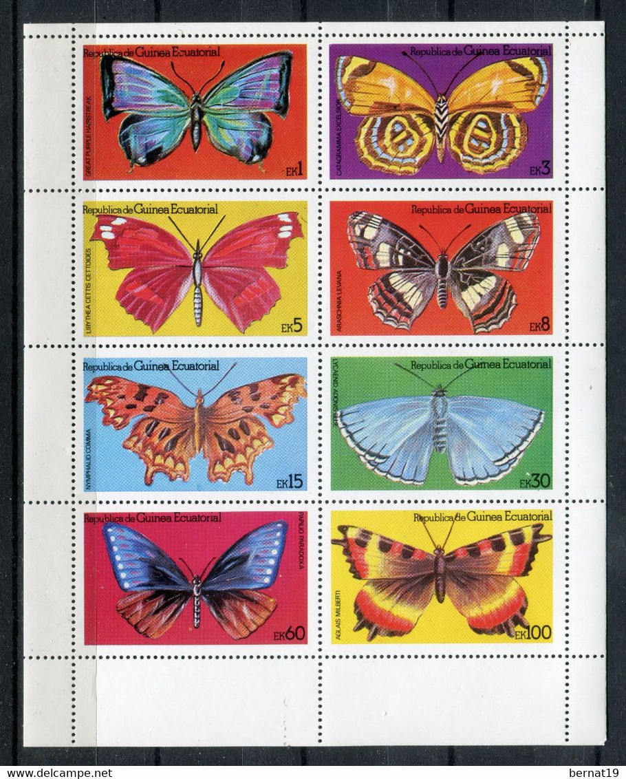 Guinea Ecuatorial 1979. Mariposas ** MNH. - Guinée Equatoriale