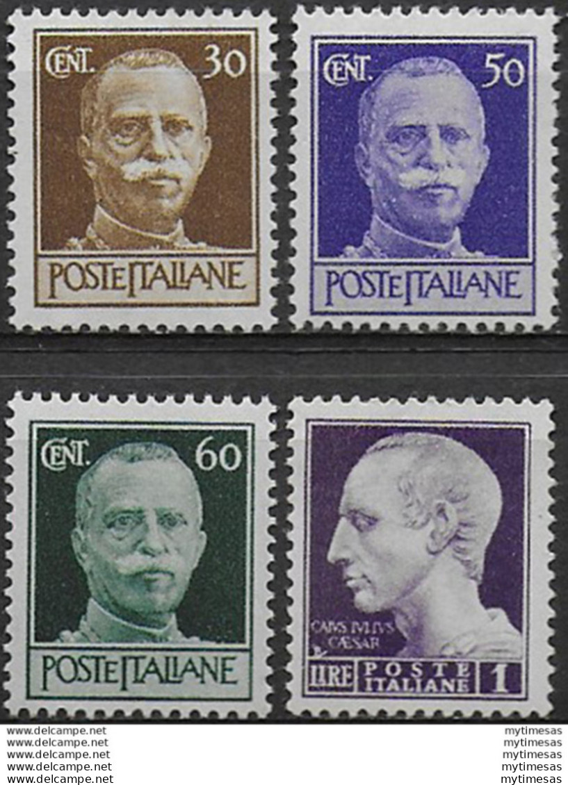 1944 Italia Luogotenenza 4v. Roma MNH Sassone N. 516/19 - Otros & Sin Clasificación