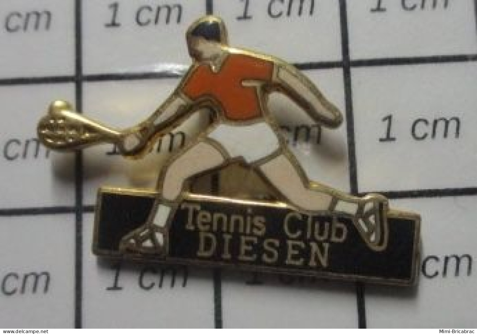 815B Pin's Pins / Beau Et Rare / SPORTS / TENNIS CLUB TC DIESEN - Tenis