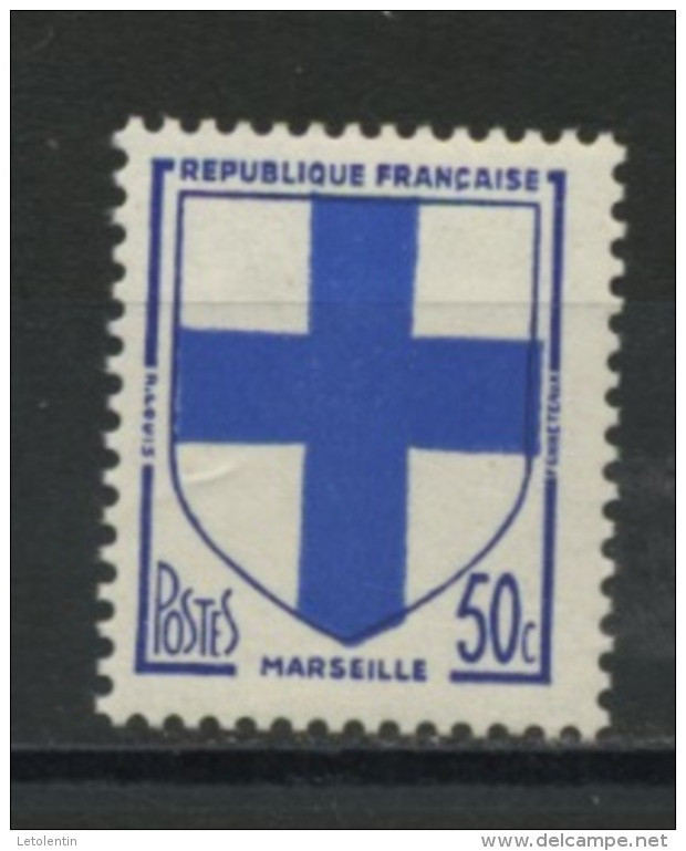 FRANCE -  BLASONS MARSEILLE - N° Yvert  1180** - 1941-66 Armoiries Et Blasons