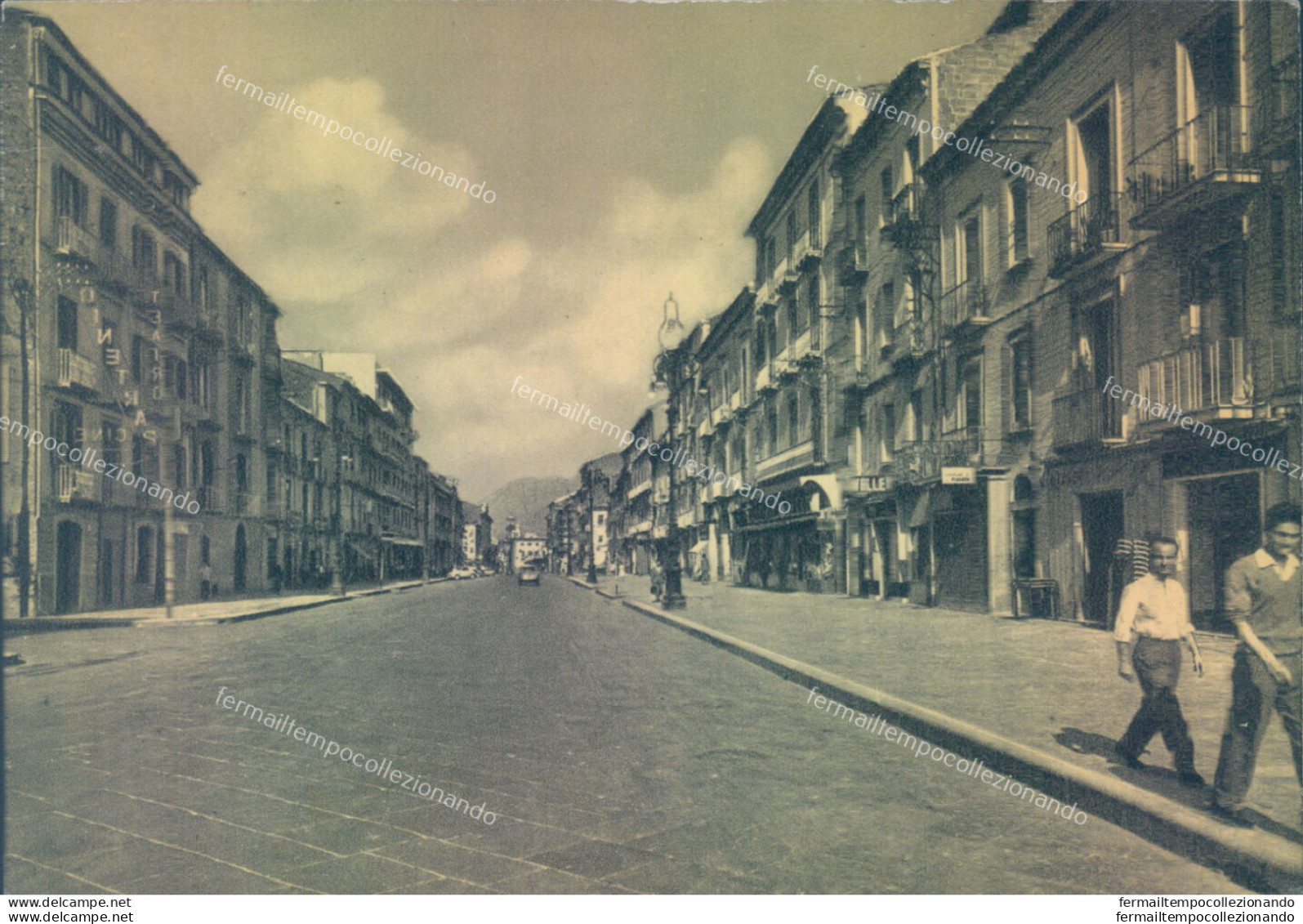 A1756 Cartolina Avellino Citta' Corso Vittorio Emanuele - Avellino