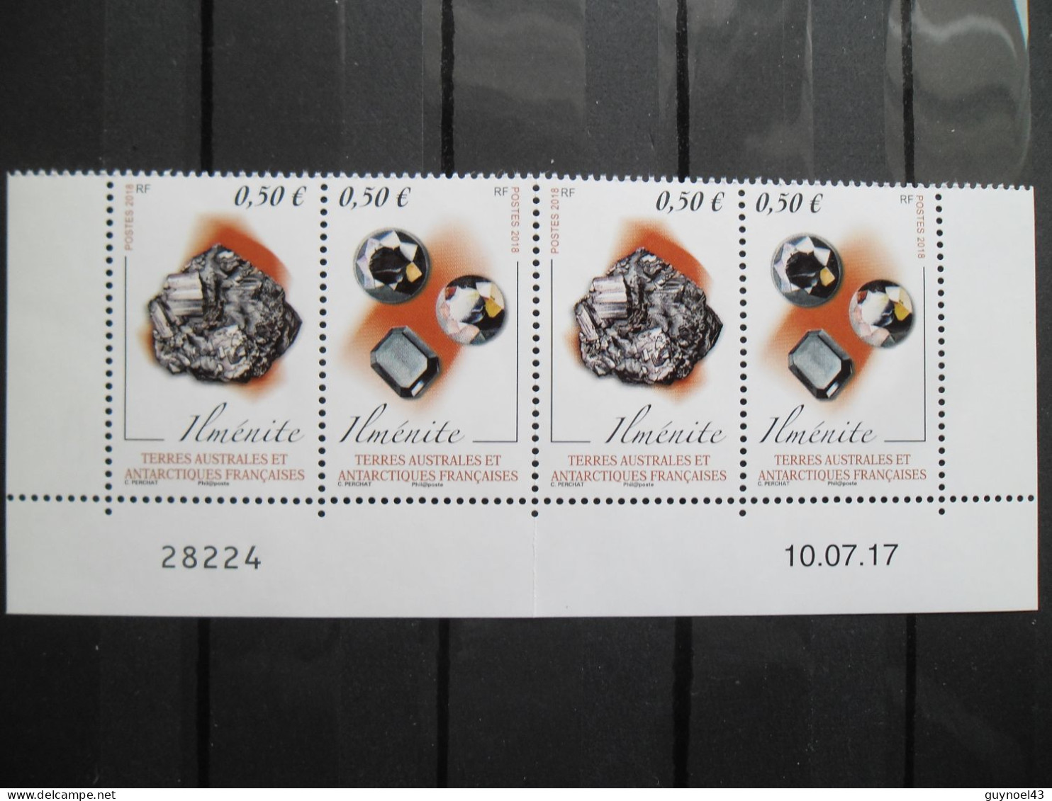 2018 Y/T 845-846 Daté 10-07-17 " Minéraux " Neuf*** - Unused Stamps