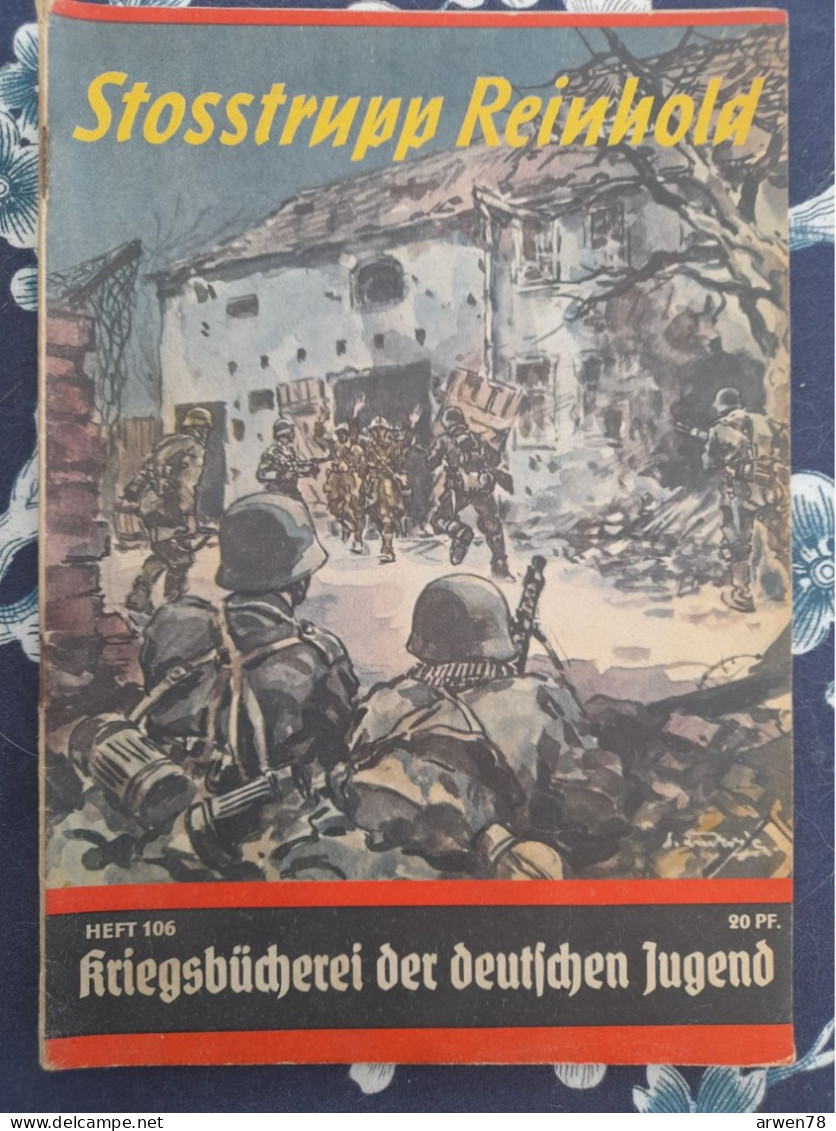 WW II KRIEGSBUCHEREI DER DEUTSCHEN JUGEND UNE TROUPE DE CHOC ALLEMANDE FAIT SES PREMIERS PRISONNIERS - 5. Wereldoorlogen