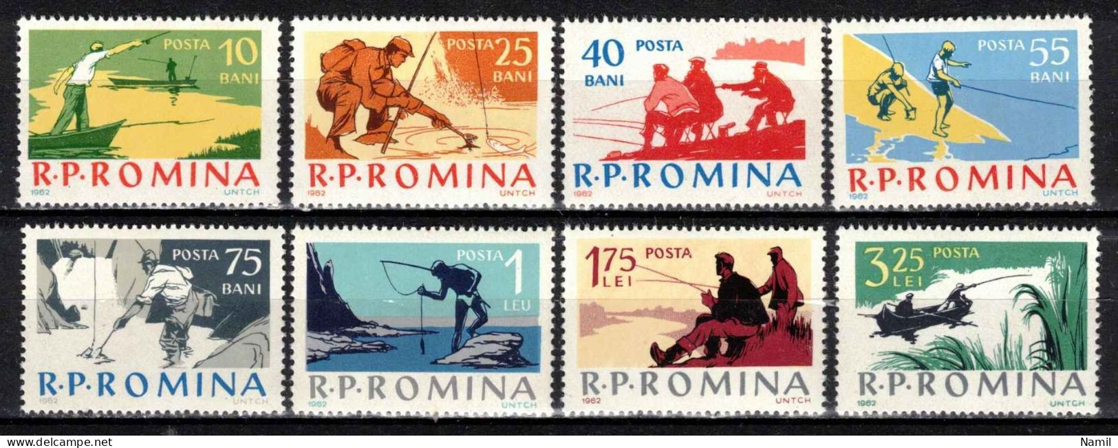 ** Roumanie 1962 Mi 2078-85 (Yv 1863-70), (MNH)** - Unused Stamps