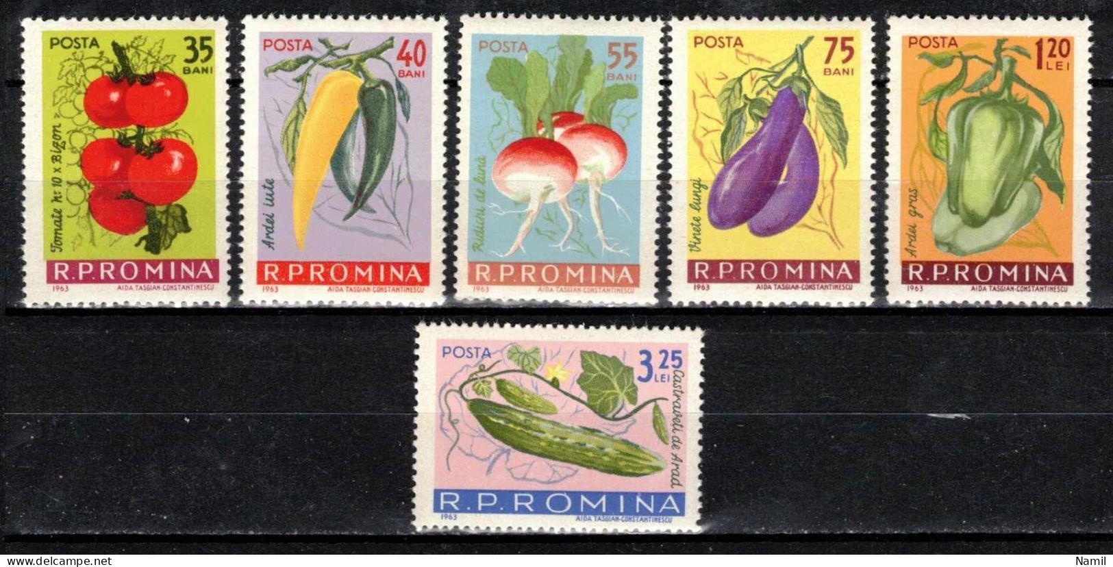 ** Roumanie 1963 Mi 2131-6 (Yv 1902-7), (MNH)** - Ungebraucht