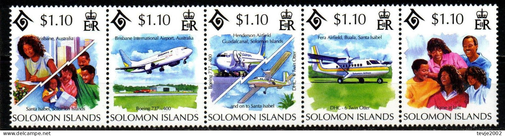 Salomonen Solomon Islands 1994 - Mi.Nr. 860 - 864 - Postfrisch MNH - Salomon (Iles 1978-...)