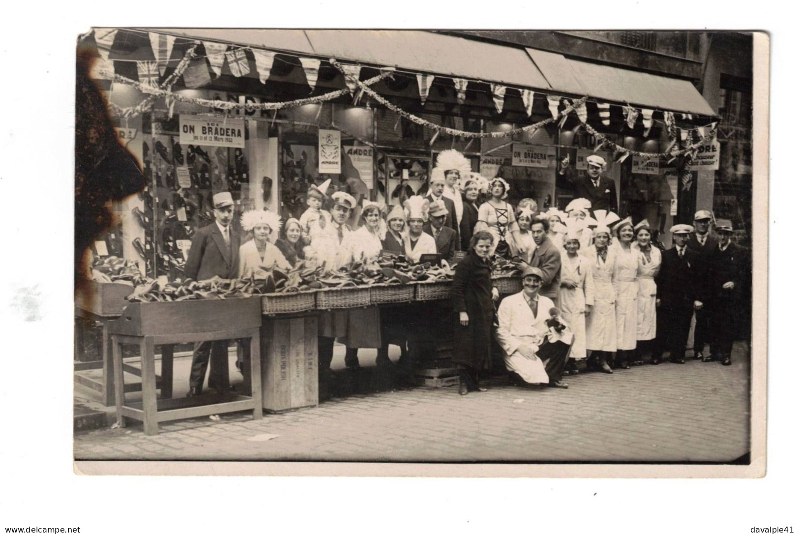 MAGASIN   DE CHAUSSURES ANDRE  JOUR DE BRADERIE  11 ET 12 MARS 1933 VOIR SCANS - Otros & Sin Clasificación