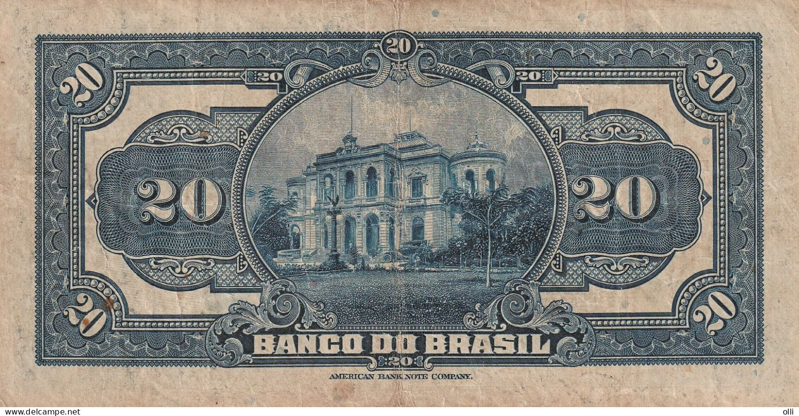 BRASIL  20 MIL REIS  L.1923  P-115  F - Brazilië