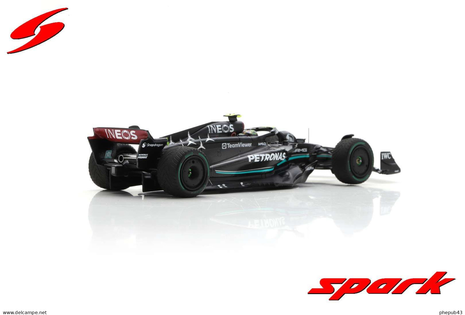 Mercedes-AMG W14 E Performance - 4th Monaco GP FI 2023 #44 - Lewis Hamilton - Spark - Spark