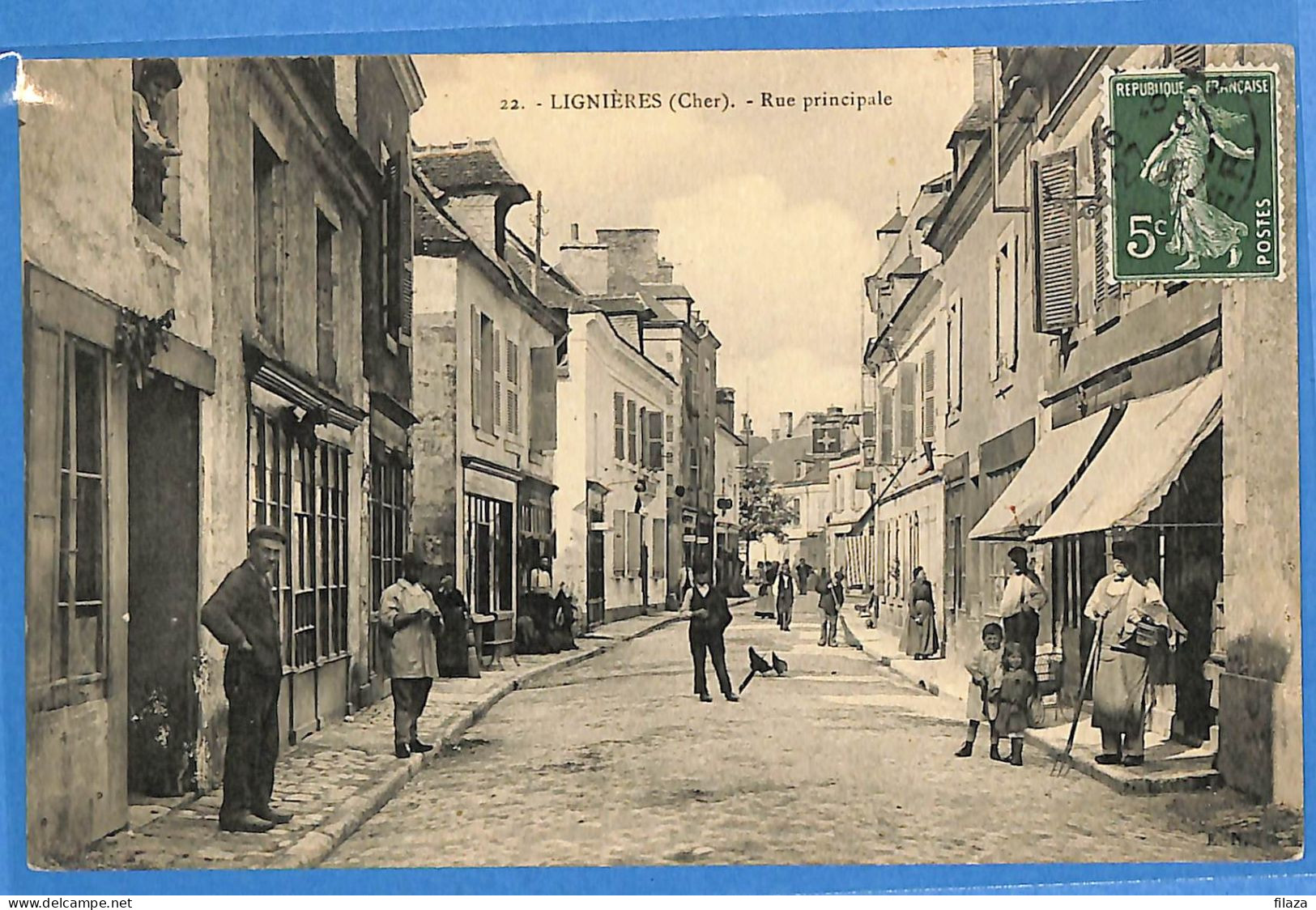 18 - Cher - Lignieres - Rue Principale (N15413) - Andere & Zonder Classificatie