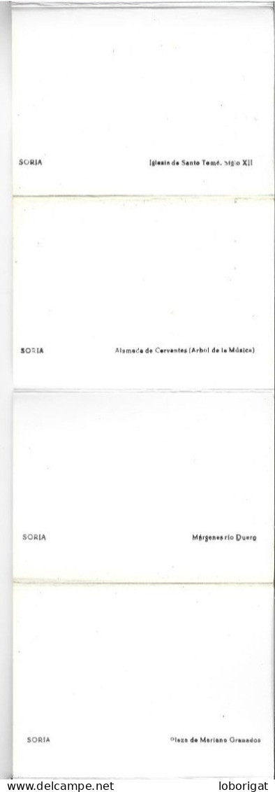 PEQUEÑO LIBRITO FLEXO DE POSTALES CON 21 VISTAS DE EDICIONES SICILIA.- SORIA.- ( ESPAÑA )