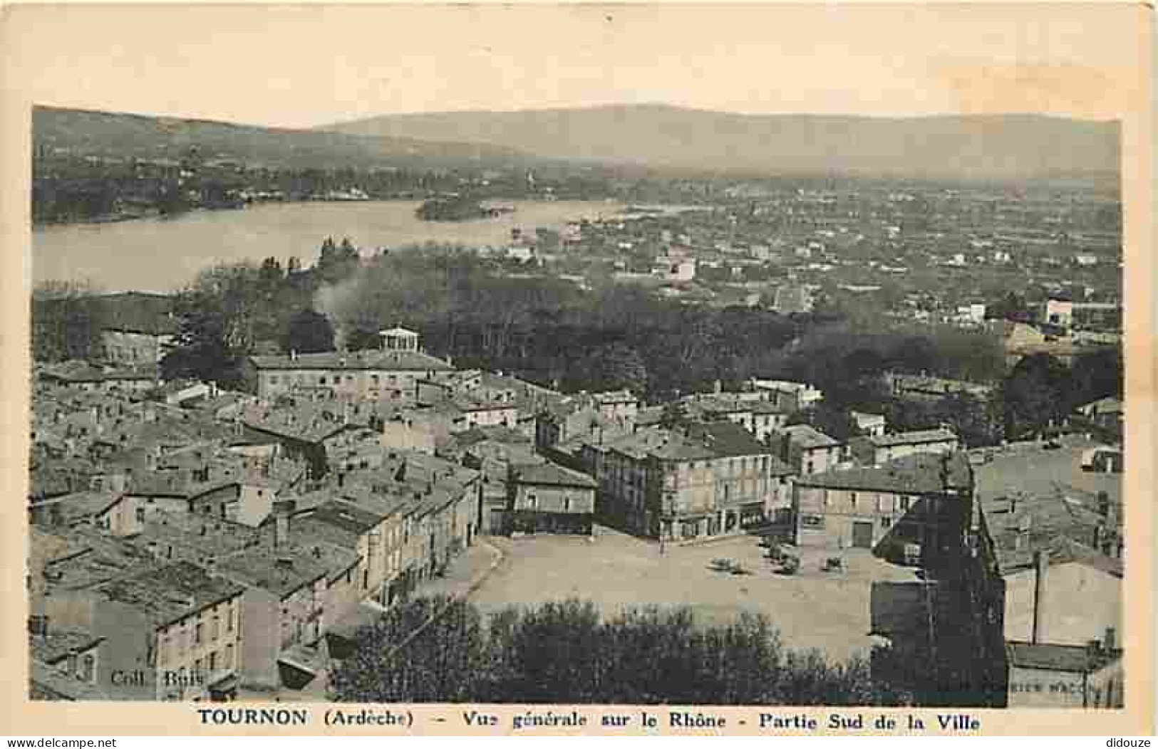 07 - Tournon Sur Rhone - Vue Générale Sur Le Rhône - Partie Sud De La Ville - CPA - Voir Scans Recto-Verso - Tournon