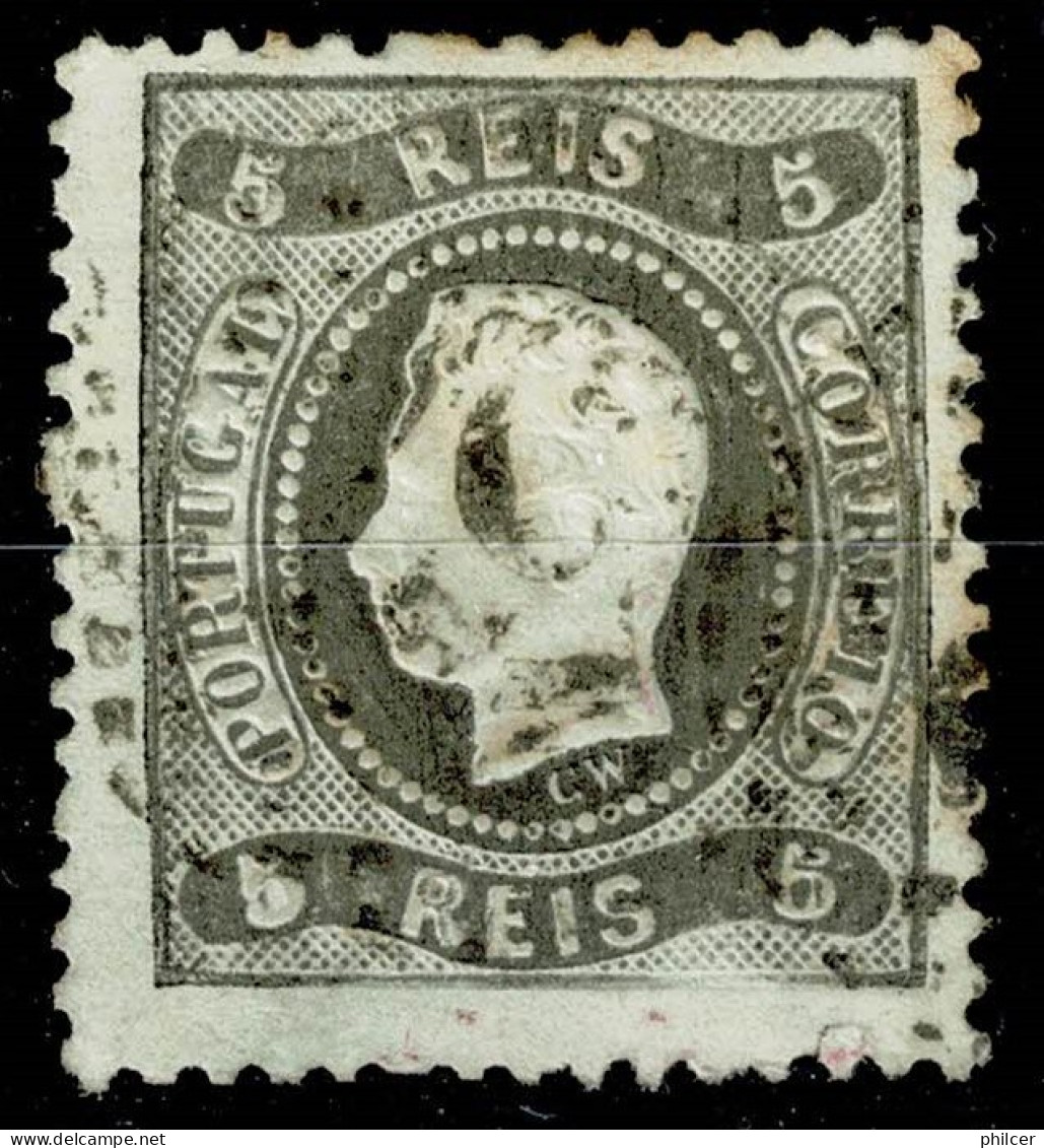 Portugal, 1867/70, # 27d, Tipo VII, Used - Oblitérés