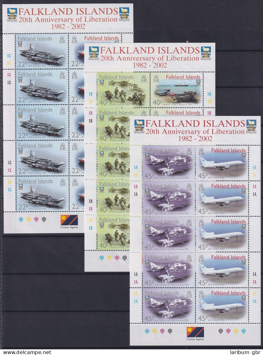 Falkland Inseln 843-848 Postfrisch Als Kleinbögen #NF230 - Islas Malvinas