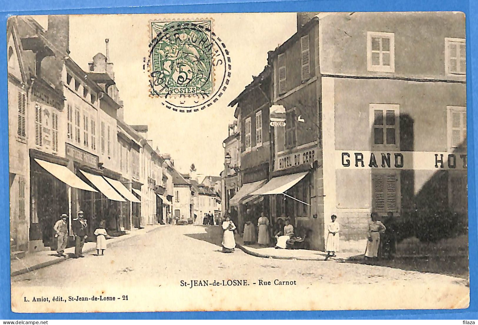 21 - Côte D'Or - Saint Jean De Losne - Rue Carnot (N15430) - Otros & Sin Clasificación