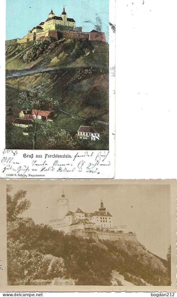 1903/30 - FORCHENSTEIN , 2 Stk.  Gute Zustand,  2 Scan - Forchenstein