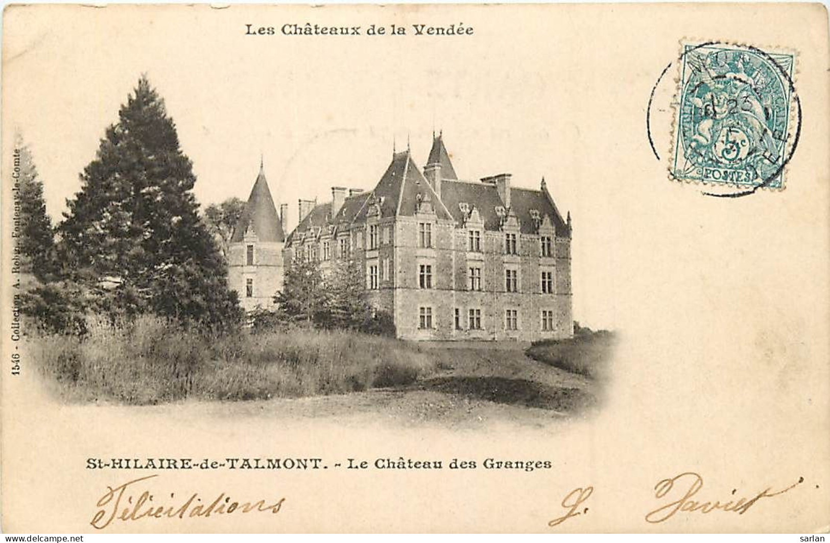 85 , ST HILAIRE DE TALMONT , Le Chateau Des Granges , *  476 63 - Talmont Saint Hilaire