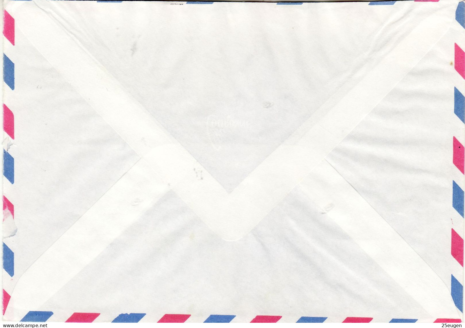 NEW CALEDONIA 1987 AIRMAIL LETTER SENT FROM BOURAIL TO TOULON - Brieven En Documenten