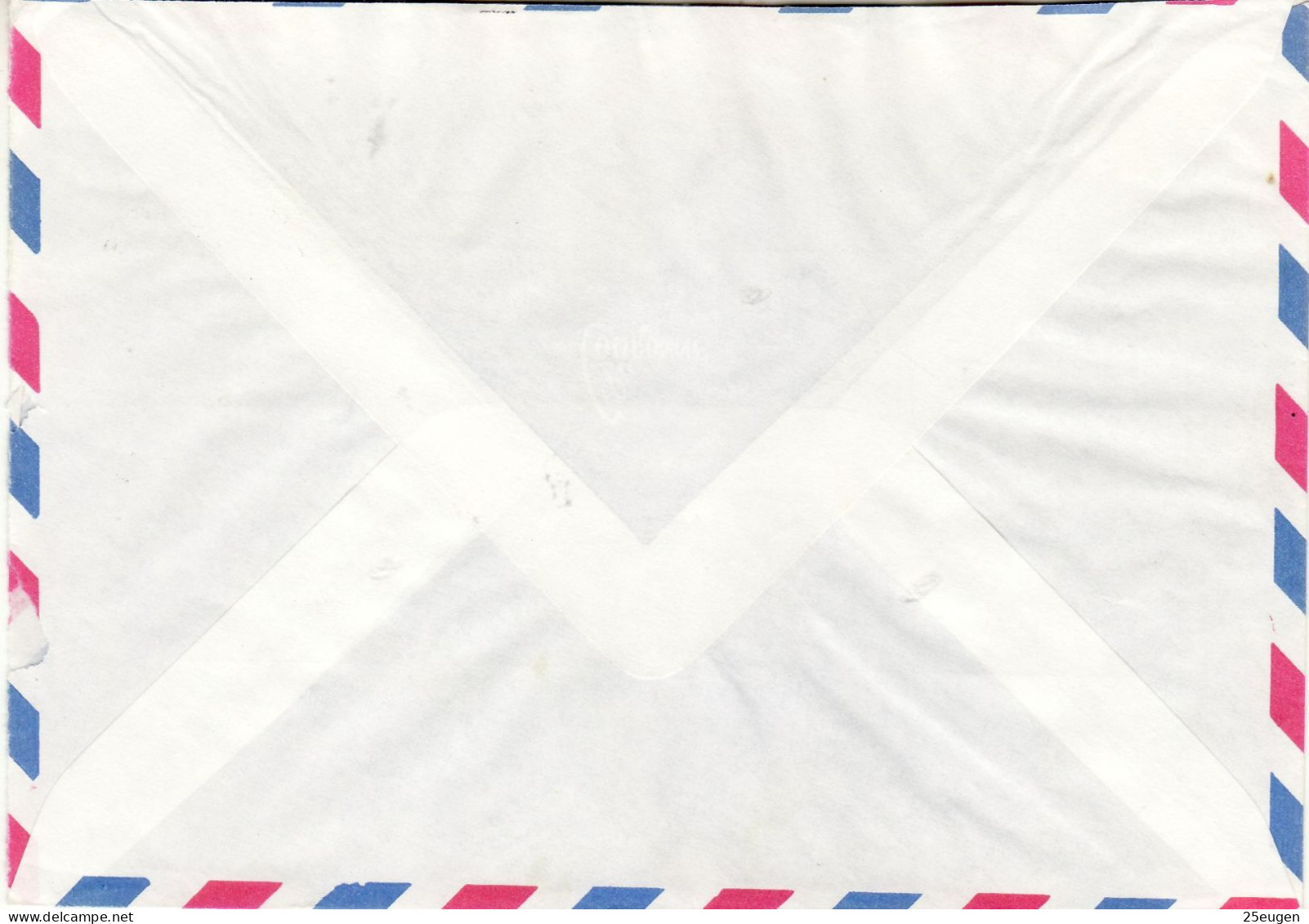 NEW CALEDONIA 1987 AIRMAIL LETTER SENT FROM BOURAIL TO TOULON - Briefe U. Dokumente