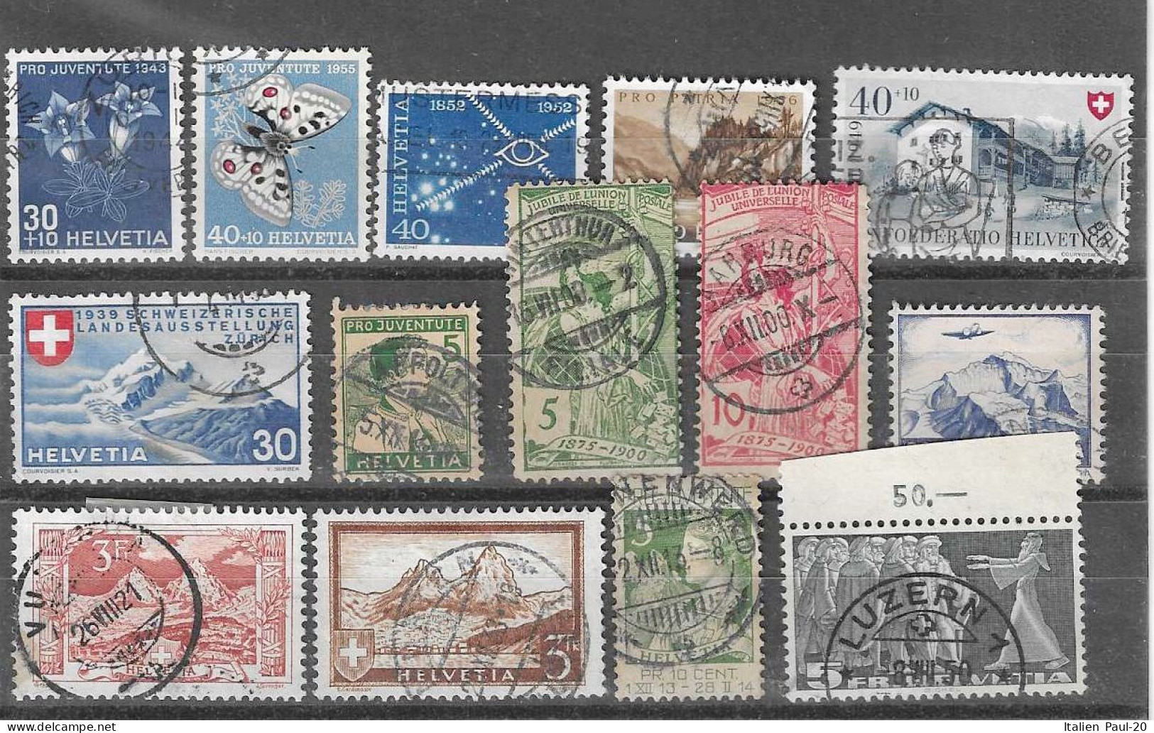 Schweiz - Selt./gest. Lot Aus 1914/55 - Unbewertet!! - Used Stamps