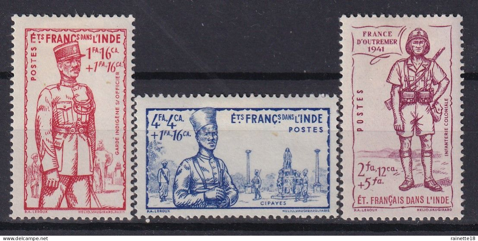 Inde     123/125 * - Unused Stamps