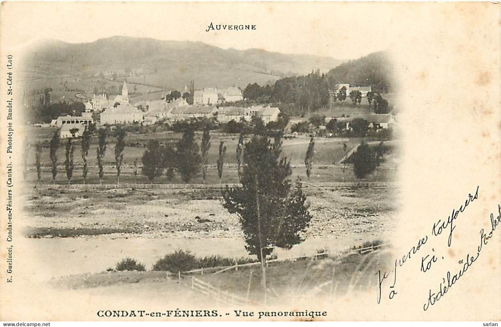 15 , CONDAT EN FENIERS  , *  478 56 - Condat