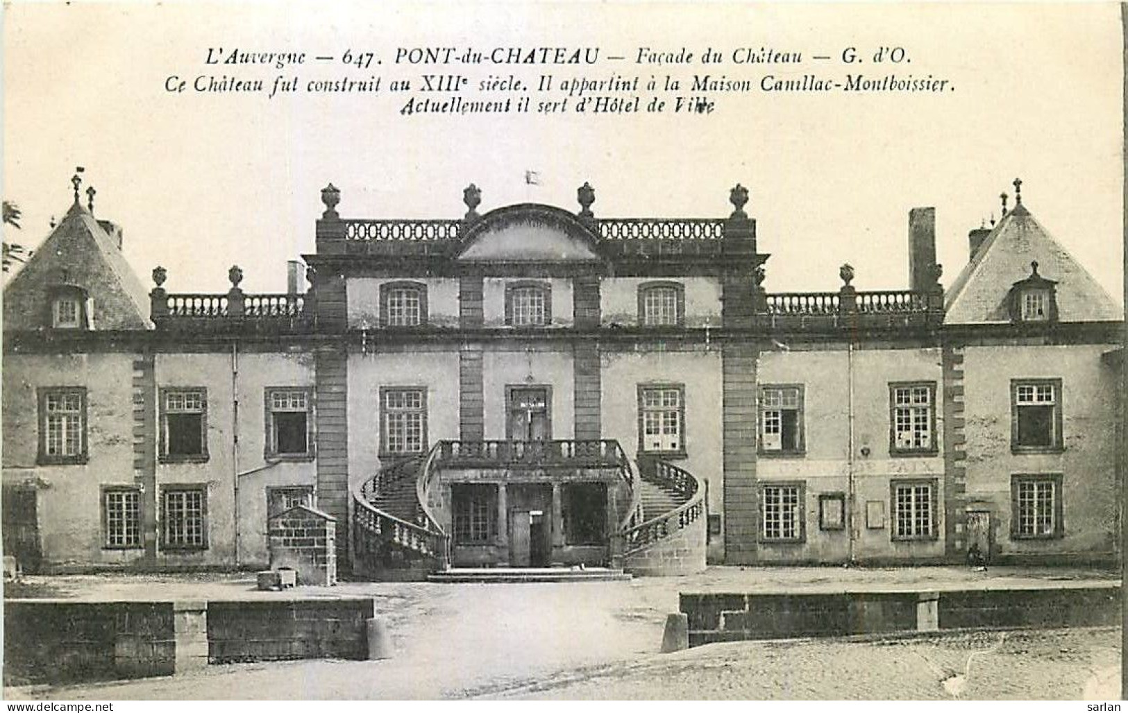 63 , PONT DU CHATEAU , Facade Du Chateau ( Mairie Hotel De Ville ) , *  480 22 - Pont Du Chateau