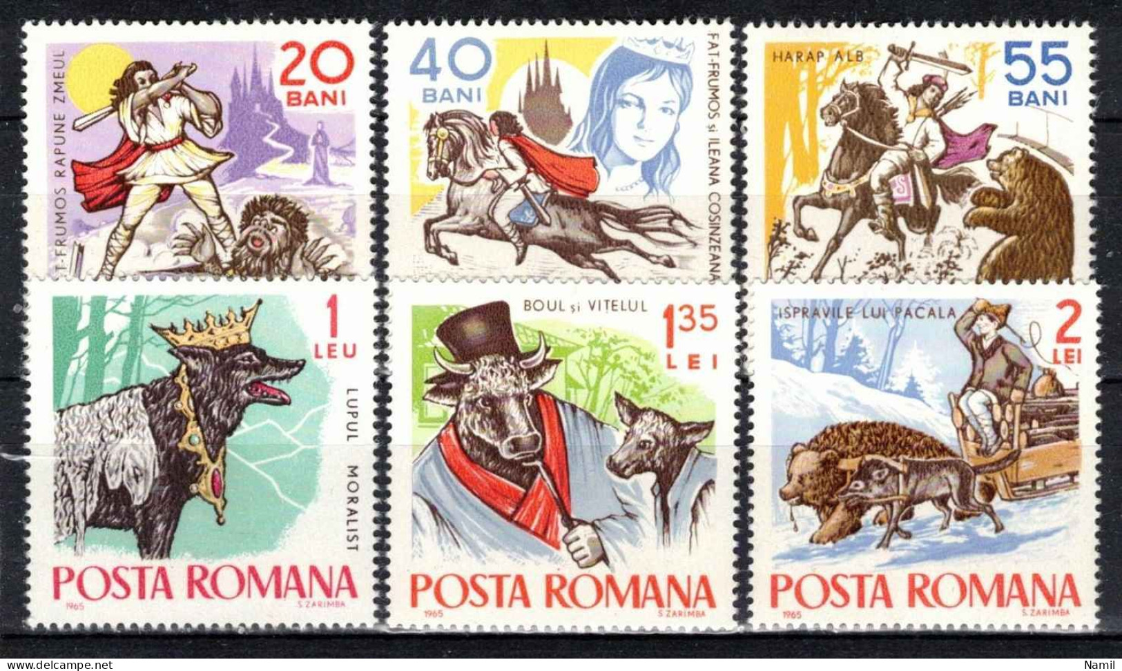 ** Roumanie 1965 Mi 2419-24 (Yv 2132-7), (MNH)** - Ongebruikt