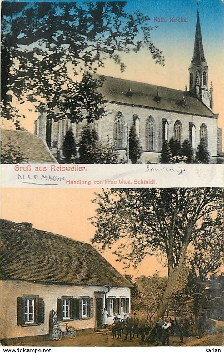 ALLEMAGNE , Riesweiler , Gruss Aus , *  481 72 - Rhein-Hunsrueck-Kreis