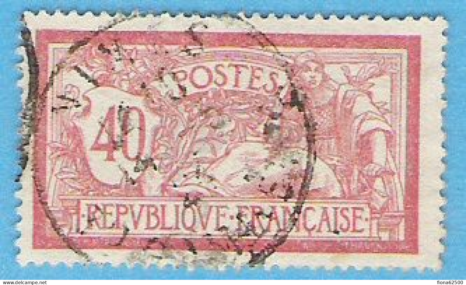 YVERT & TELLIER N° 119 C . ( Sans Teinte De Fond ) - Used Stamps