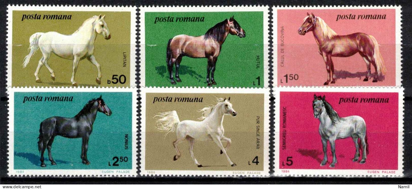 ** Roumanie 1984 Mi 4077-82 (Yv 3528-33), (MNH)** - Unused Stamps