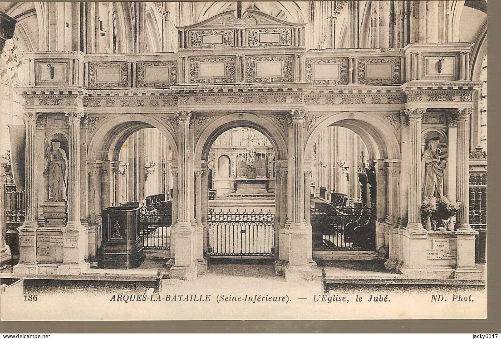 76 - Arques-la-Bataille - L'Eglise  , Le Jubé - Arques-la-Bataille