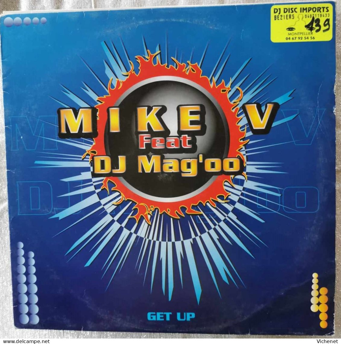 Mike V  Feat DJ Mag'oo – Get Up  - Maxi - 45 Toeren - Maxi-Single