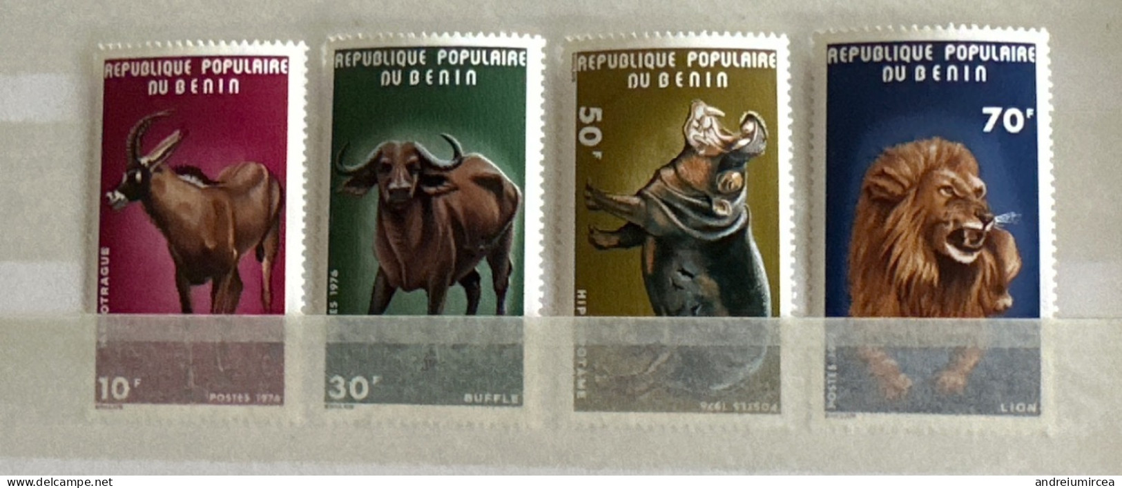 1976 MNH  Benin  Animals - Benin - Dahomey (1960-...)