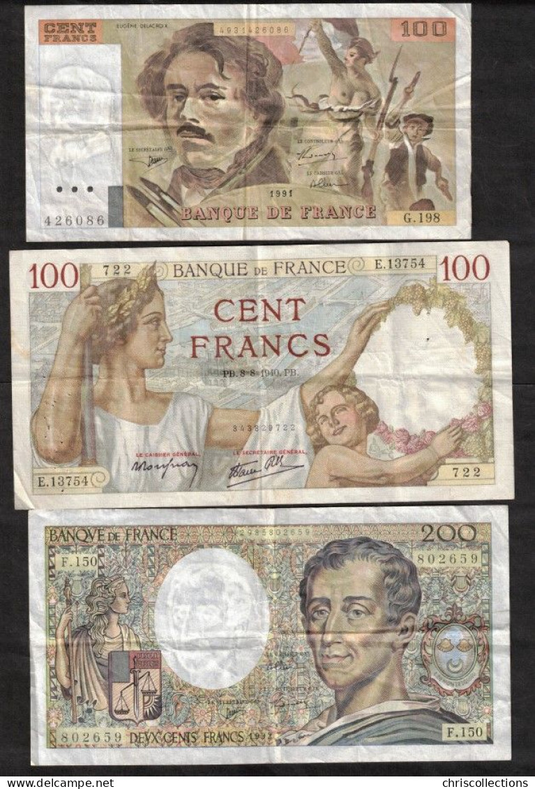 FRANCE - Lot De 11 Billets Français - - Andere & Zonder Classificatie