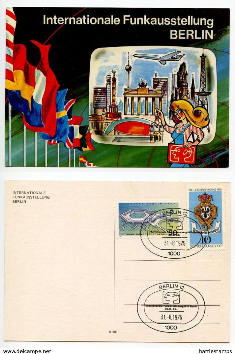 Germany, Berlin 1975 Postcard - Internationale Funkausstellung Berlin - Brieven En Documenten