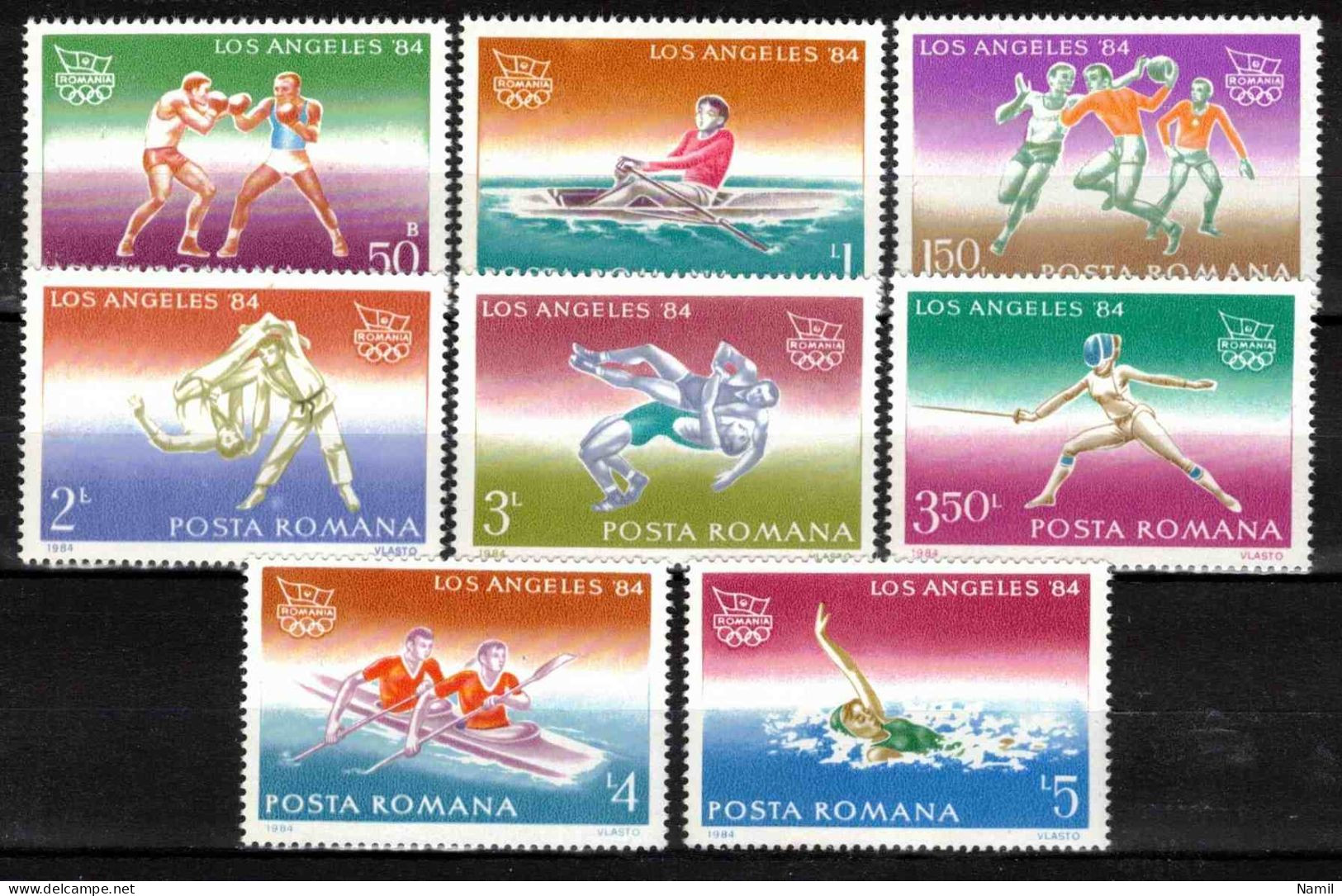 ** Roumanie 1984 Mi 4058-65 (Yv 3515-22), (MNH)** - Unused Stamps