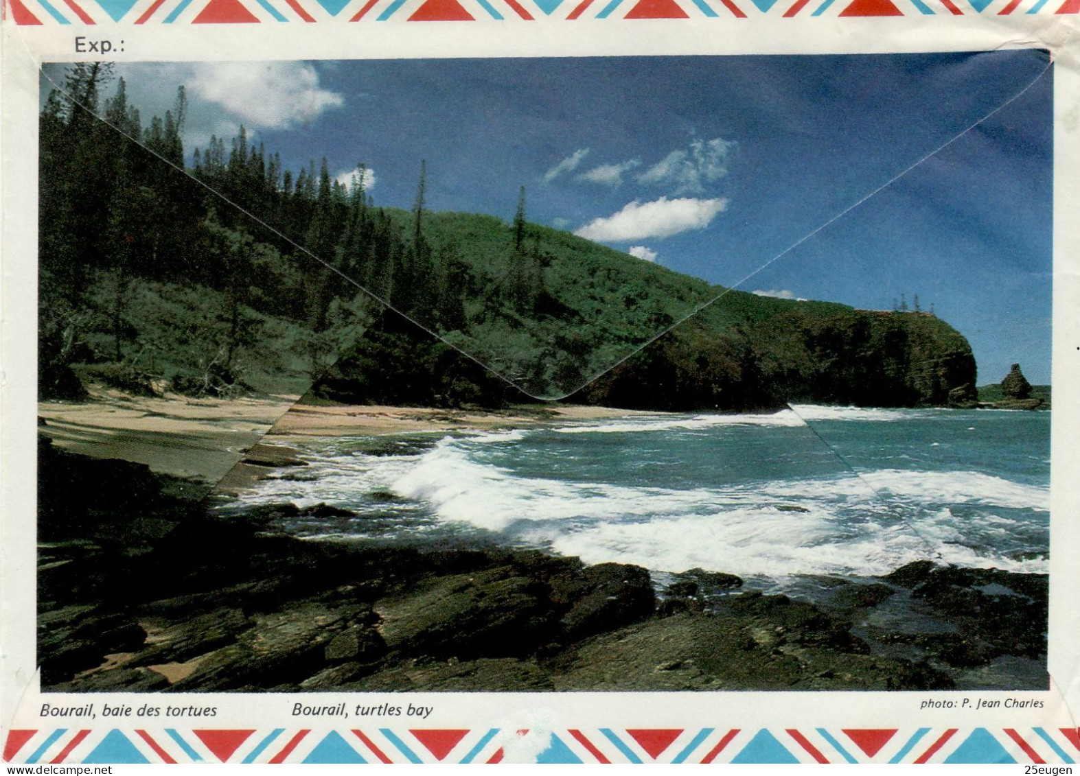NEW CALEDONIA 1986 AIRMAIL LETTER SENT TO TOULON - Storia Postale