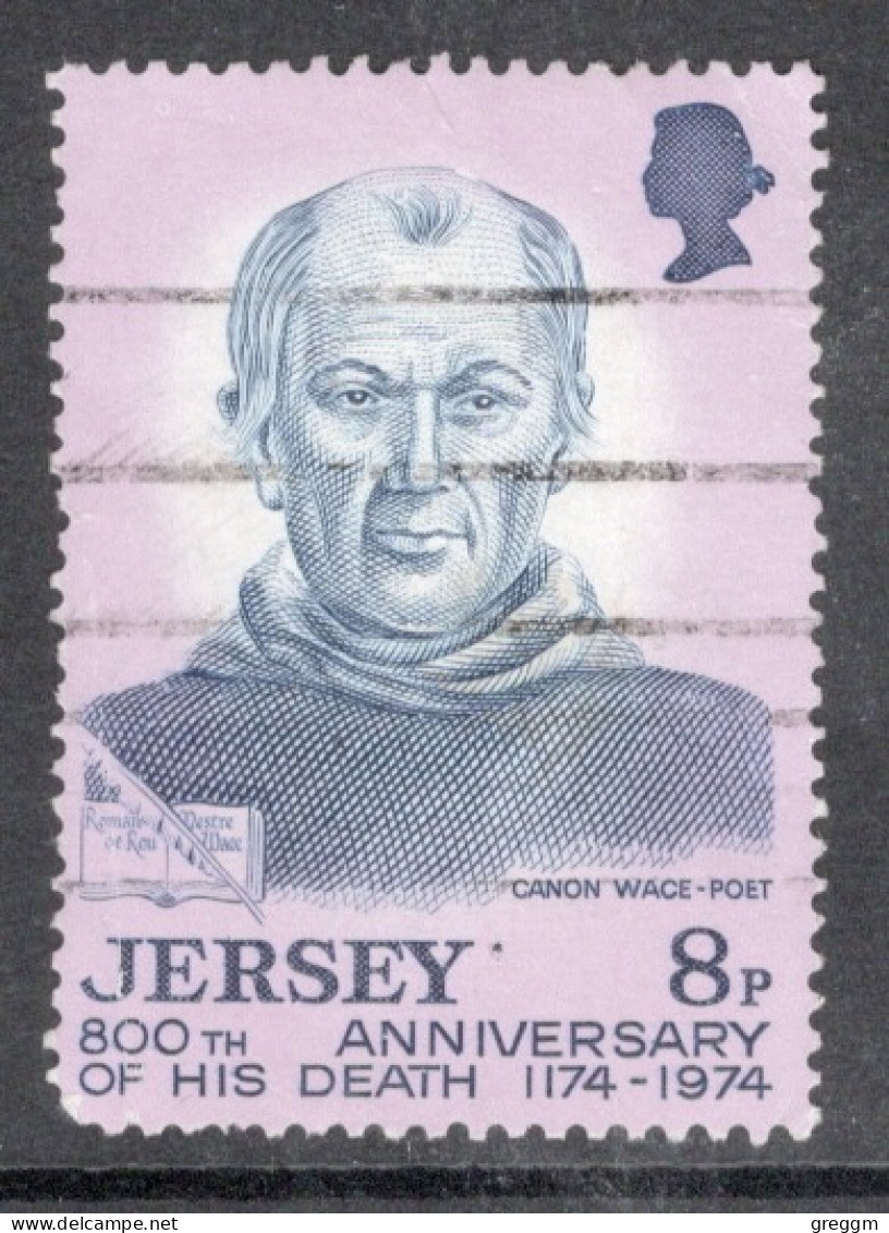 Jersey 1974 Single Stamp From The Personalities Set In Fine Used - Jersey