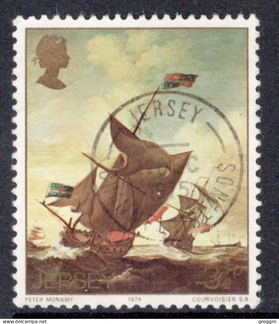 Jersey 1974 Single Stamp From The Paintings Set In Fine Used - Jersey